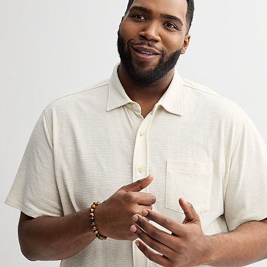 Big & Tall Sonoma Goods For Life® Texture Knit Shirt