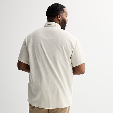 Big & Tall Sonoma Goods For Life® Texture Knit Shirt