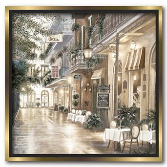 COURTSIDE MARKET Jazz Street II Framed Canvas Wall Art
