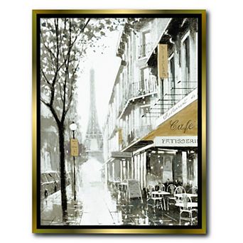 COURTSIDE MARKET Paris I Framed Canvas Wall Art