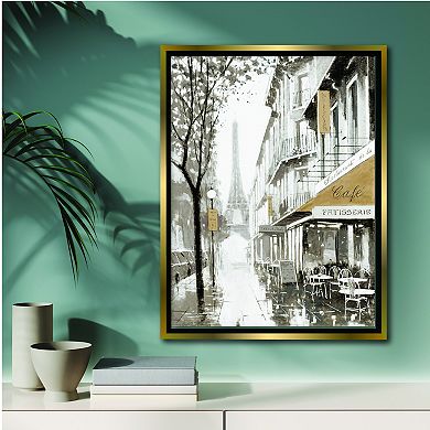 COURTSIDE MARKET Paris I Framed Canvas Wall Art