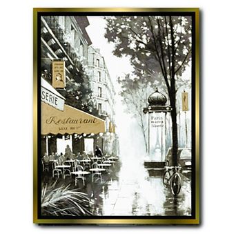 COURTSIDE MARKET Paris II Framed Canvas Wall Art