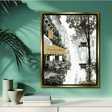 COURTSIDE MARKET Paris II Framed Canvas Wall Art