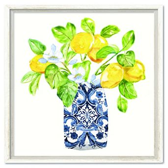 COURTSIDE MARKET Spring Flowers II Framed Canvas Wall Art