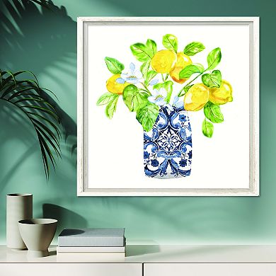 COURTSIDE MARKET Spring Flowers II Framed Canvas Wall Art