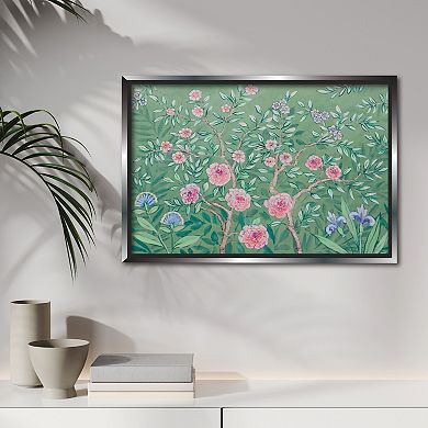 COURTSIDE MARKET French Garden Framed Canvas Wall Art