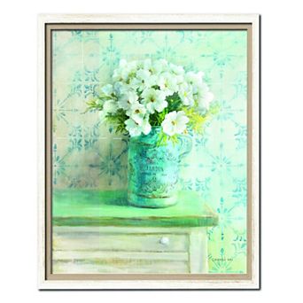 COURTSIDE MARKET May Blossoms I Framed Canvas Wall Art