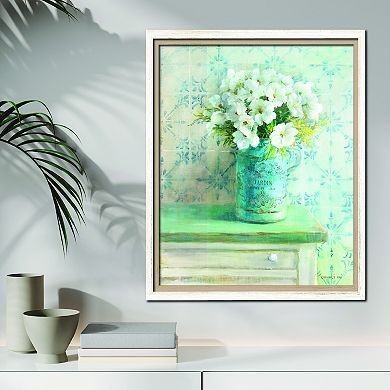 COURTSIDE MARKET May Blossoms I Framed Canvas Wall Art