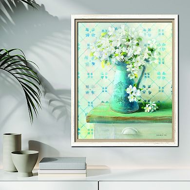 COURTSIDE MARKET May Blossoms II Framed Canvas Wall Art