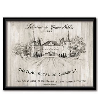 COURTSIDE MARKET Chateau Chambort Framed Canvas Wall Art