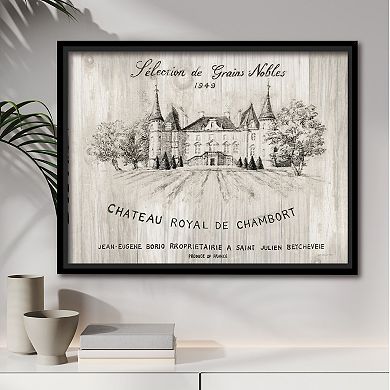 COURTSIDE MARKET Chateau Chambort Framed Canvas Wall Art