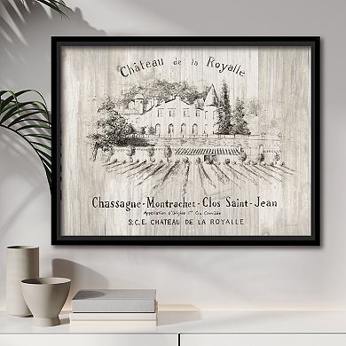 COURTSIDE MARKET Chateau Royalle Framed Canvas Wall Art