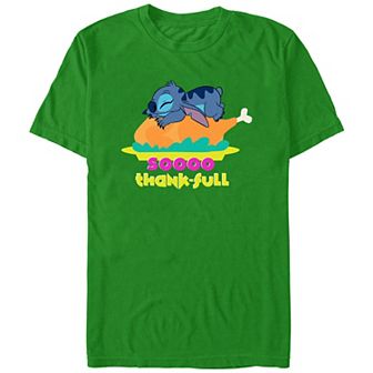 Disney's Lilo & Stitch So Thankful Men's Graphic Tee