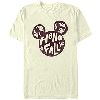 Disney's Mickey Mouse Hello Fall Men's Graphic Tee