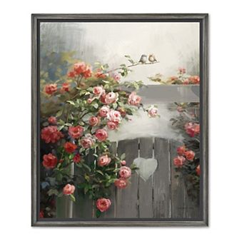 COURTSIDE MARKET Seasons V Framed Canvas Wall Art