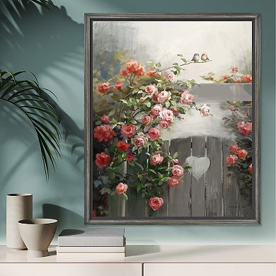 COURTSIDE MARKET Seasons V Framed Canvas Wall Art