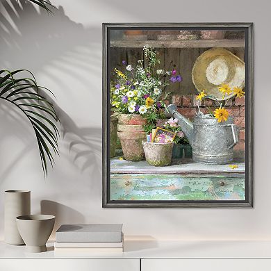 COURTSIDE MARKET Seasons IV Framed Canvas Wall Art