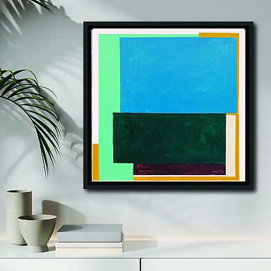 COURTSIDE MARKET Finding My Way II Framed Canvas Wall Art