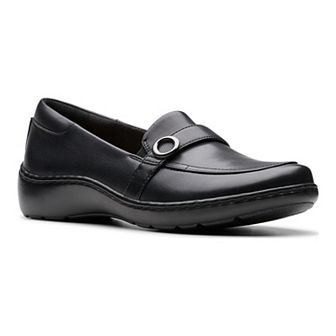 Clarks® Cora Amanda Women's Leather Slip-On Shoes