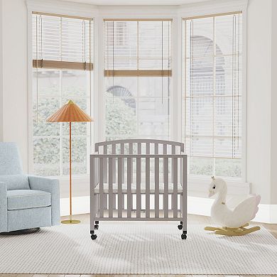 daVinci Dylan Folding Portable 3-in-1 Mini Crib and Twin Bed