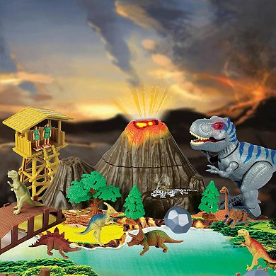 Red Box Toy Pre-Historic Times: Large Dinosaur Park with Walking T-REX