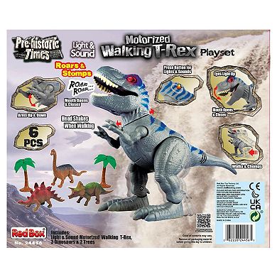 Red Box Toy Pre-Historic Times: Dinosaur Playset with Walking T-REX