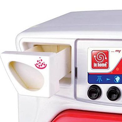 Red Box Toy Electronic Working Washing Machine Toy