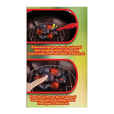 Red Box Toy Light & Sound Barbeque Grill Toy Set