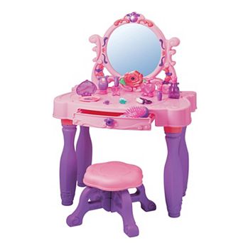 Red Box Toy Pretend Play Light-Up Princess Vanity Table