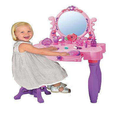 Red Box Toy Pretend Play Light-Up Princess Vanity Table