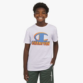 Boys 8-20 Champion® 3D Pop Art Logo Short Sleeve Graphic Tee