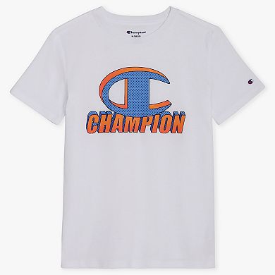 Boys 8-20 Champion® 3D Pop Art Logo Short Sleeve Graphic Tee