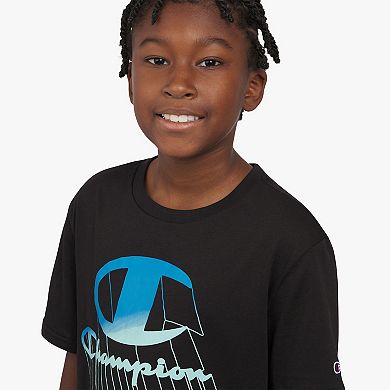 Boys 8-20 Champion® 3D Logo Short Sleeve Graphic Tee