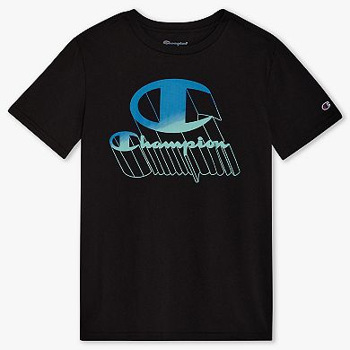 Boys 8-20 Champion® 3D Logo Short Sleeve Graphic Tee