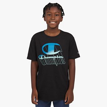 Boys 8-20 Champion® 3D Logo Short Sleeve Graphic Tee