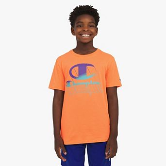 Boys 8-20 Champion® 3D Logo Short Sleeve Graphic Tee