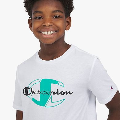 Boys 8-20 Champion® Short Sleeve Logo Graphic Tee