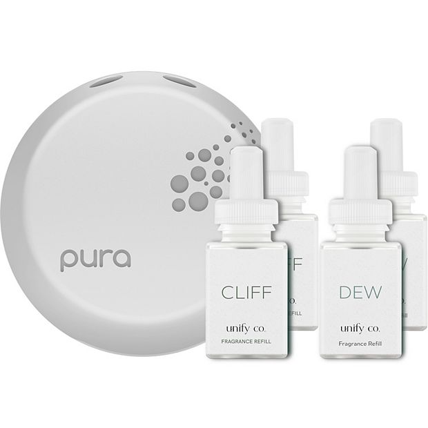 PURA Diffuser with 4 online Fragrance Refills