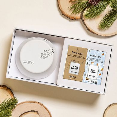 Pura Pura 3 Smart Fragrance Diffuser Set with 4 Homesick Refills