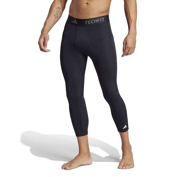 【激レア】Compression 3/4 Tights (volt) S Men's adidas TECHFIT Compression 3/4 Training Tights