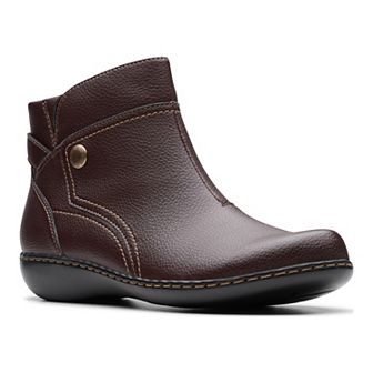 Clarks® Ashland Mabel Women's Leather Ankle Boots