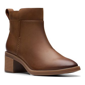 Clarks® Lileigh Charm Women's Leather Ankle Boots