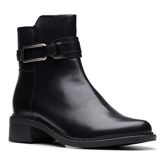 Clarks® Maye Bella Women's Leather Ankle Boots