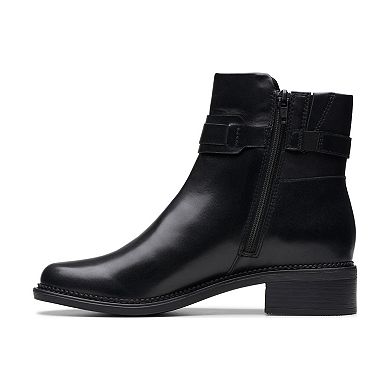 Clarks® Maye Bella Women's Leather Ankle Boots