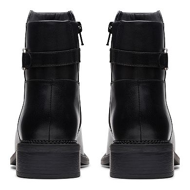 Clarks® Maye Bella Women's Leather Ankle Boots