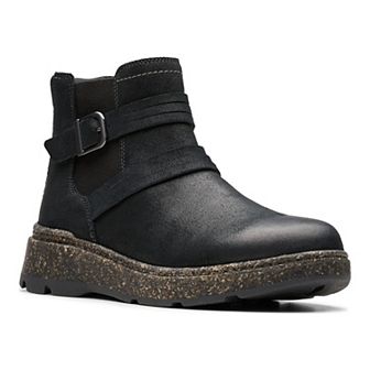 Clarks® Noralyn Strap Women's Suede Ankle Boots