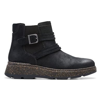 Clarks® Noralyn Strap Women's Suede Ankle Boots