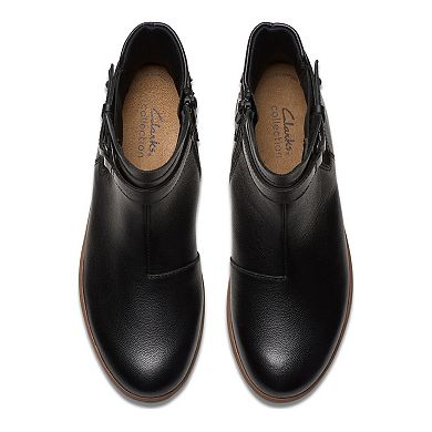 Clarks® Zylah Faye Women's Leather Ankle Boots