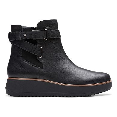Clarks® Zylah Faye Women's Leather Ankle Boots