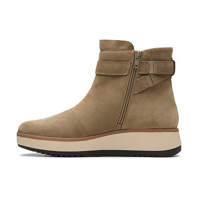 Ladies Boots Clarks Suede Ankle Boots With Bow Clarks® Zylah Faye
